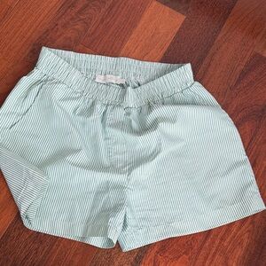 Striped Green Women's Boxer Shorts (set)